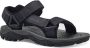 S.Oliver Zwarte Casual Open Platte Sandalen Black Heren - Thumbnail 1