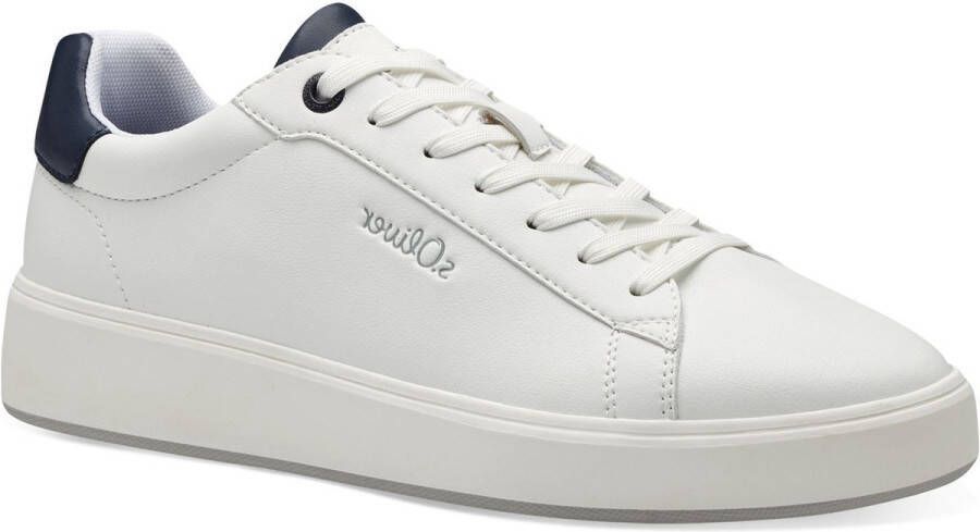 S.Oliver Witte Sneakers voor Mannen White Heren