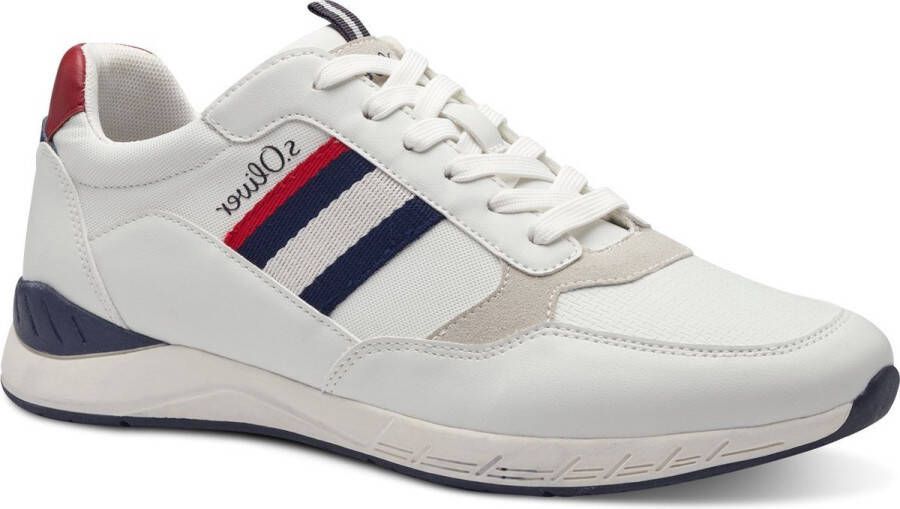 S.Oliver Witte Sneakers voor Mannen Multicolor Heren