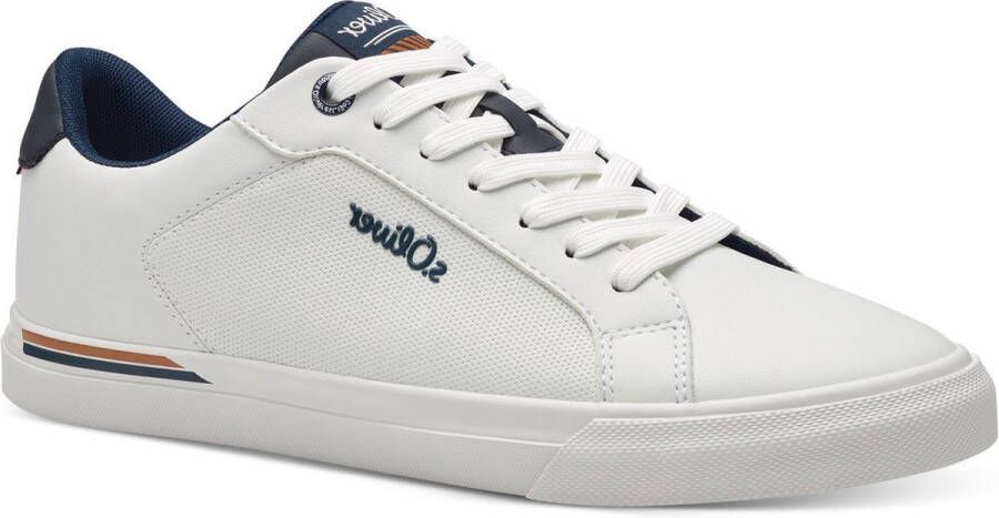 S.Oliver Witte Sneakers voor Mannen White Heren