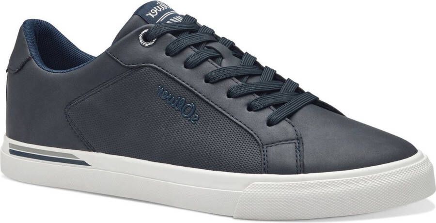 S.Oliver Blauwe Sneakers voor Mannen Blue Heren