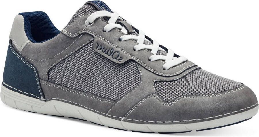 S.Oliver Grijze Sneakers voor Mannen Gray Heren