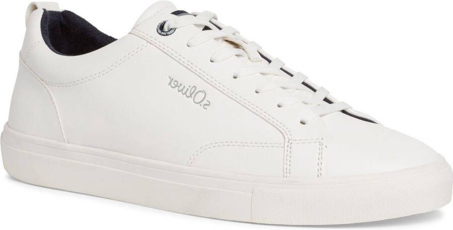 S.Oliver Witte Casual Sneakers voor Mannen White Heren