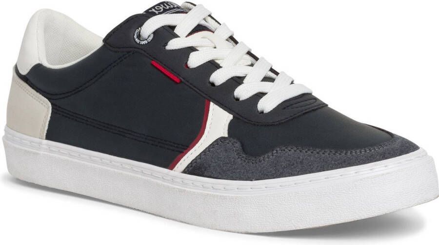 S.Oliver Blauwe Casual Sneakers voor Mannen Multicolor Heren