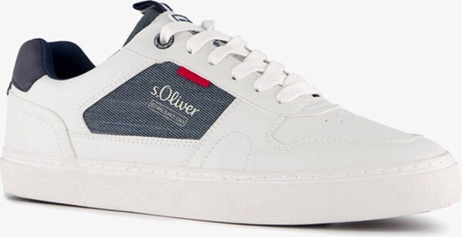 s.Oliver heren sneakers wit blauw