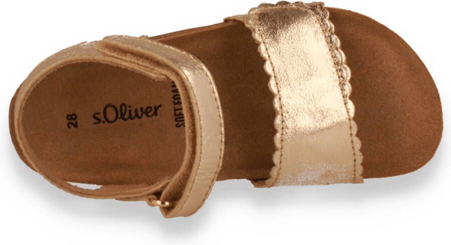 s.Oliver Meisjes Sandaal Champagne GOUD