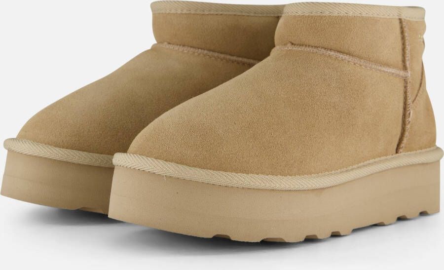 s.Oliver Plateau Gevoerde boots beige Suede