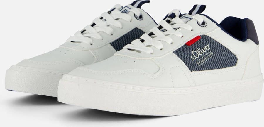 S.Oliver Witte Sneakers voor Mannen White Heren