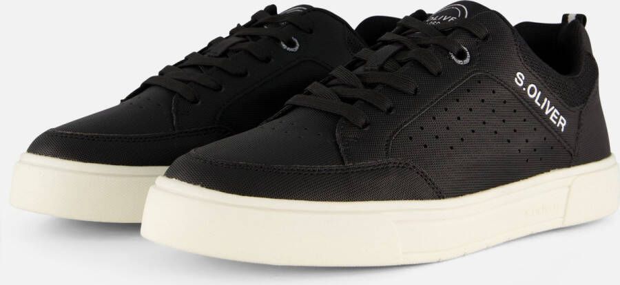 s.Oliver Sneakers zwart Imitatieleer