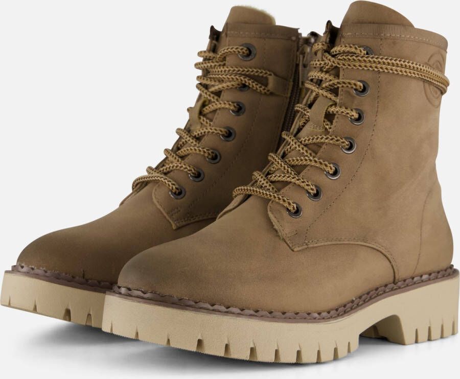 s.Oliver Veterboots taupe Synthetisch