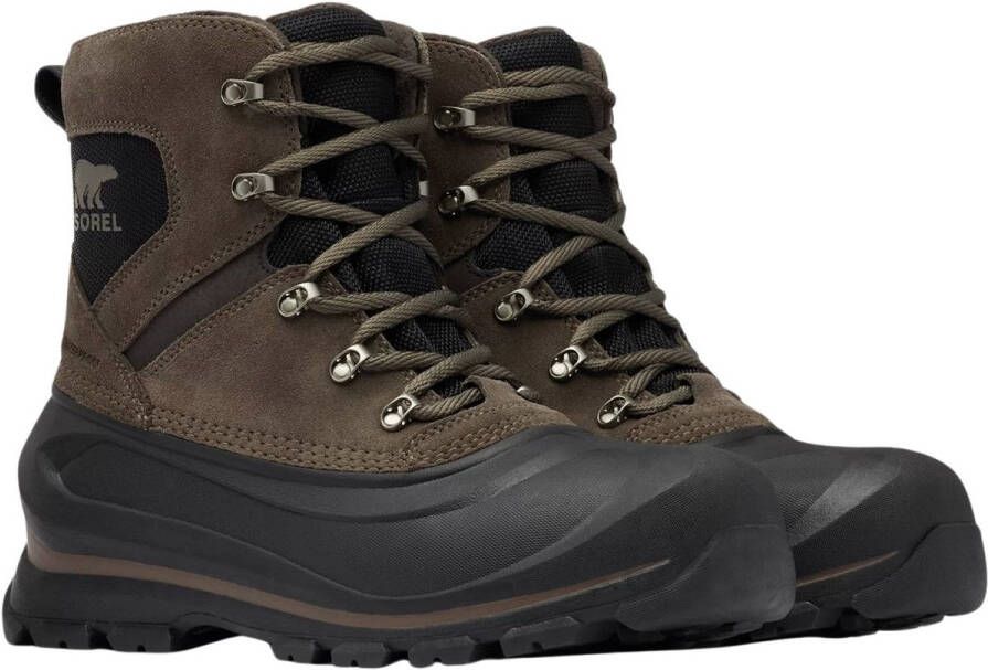 Sorel Buxton Lace Waterproof Winterschoenen zwart bruin