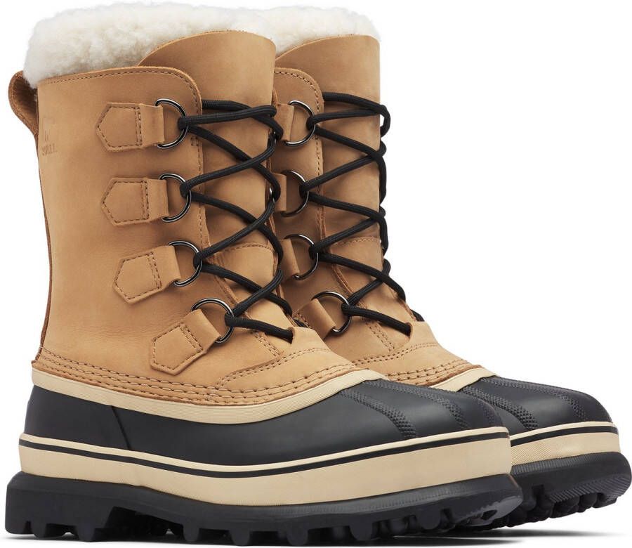 Sorel Caribou Wp Vachtlaarzen Warme Laarzen Dames Cognac +