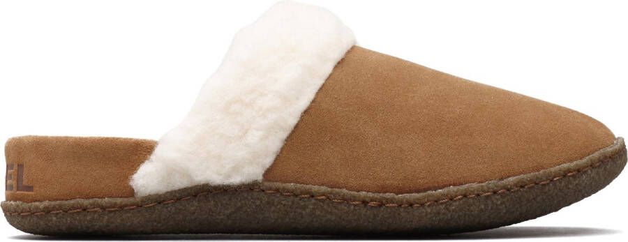 Sorel Dames Pantoffels Nakiska Slide Camel