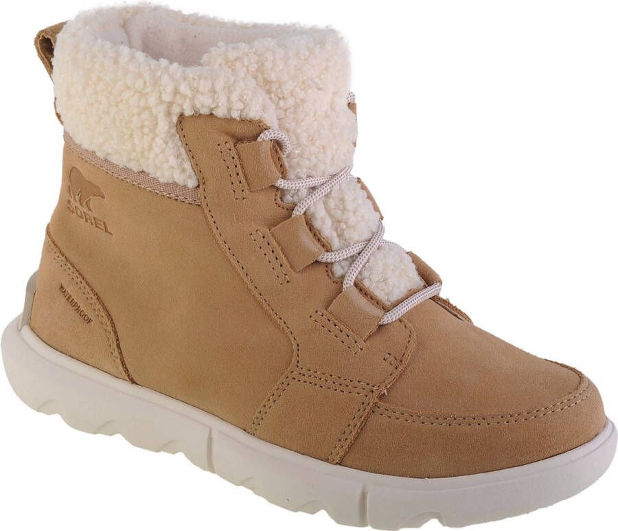 Sorel Explorer Next Carnival WP 2058891262 Vrouwen Beige Sneeuw laarzen