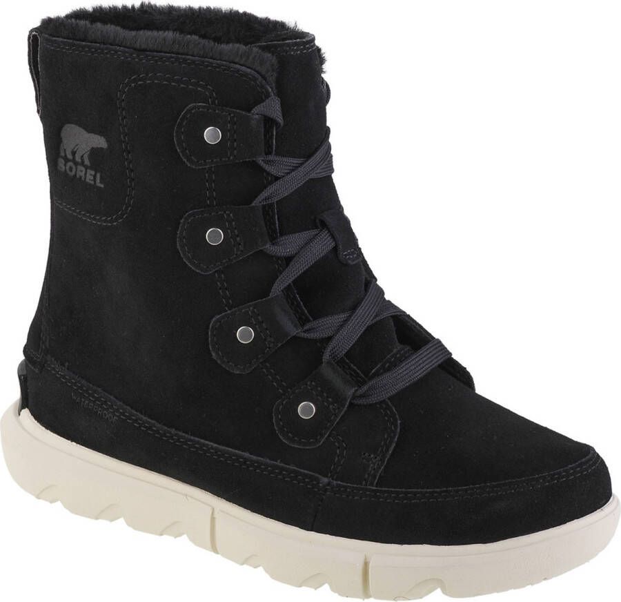 Sorel Explorer Next Joan Wp Veterboots Laarzen Met Veters Dames Zwart