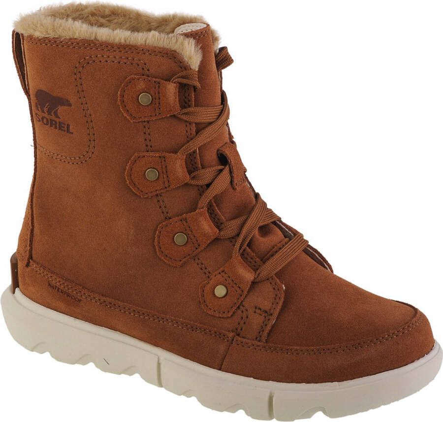 Sorel Explorer Next Joan Wp Veterboots Laarzen Met Veters Dames Bruin