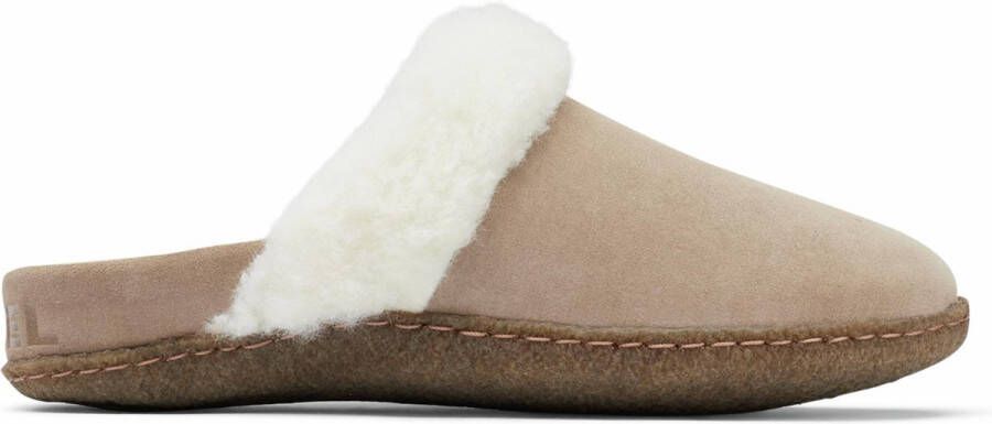 Sorel Comfy bruin Tinten Nakiska Slide Pantoffels Sloffen Dames Taupe