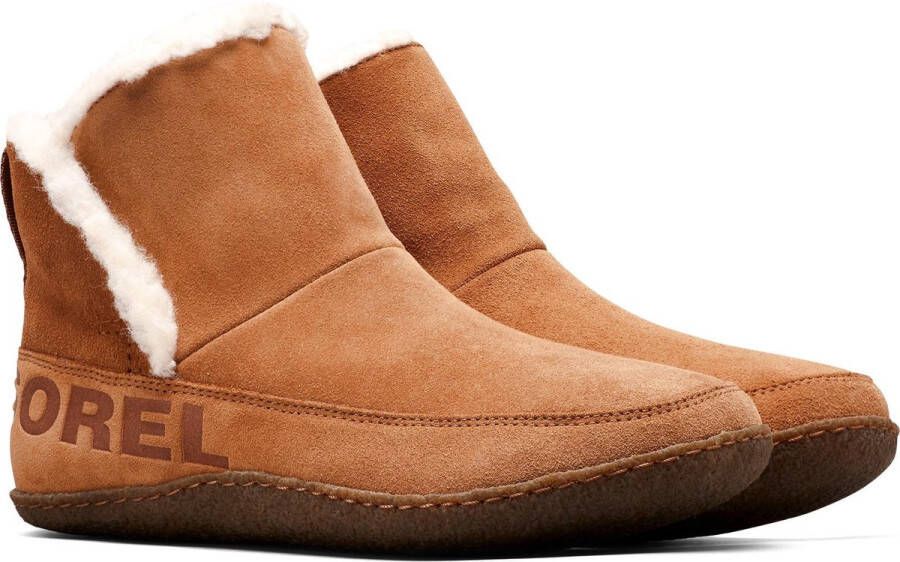 Sorel Nakiska Bootie Pantoffels Sloffen Dames Cognac