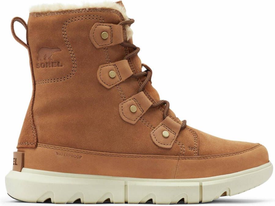 Sorel Explorer Ii Joan Faux Fur Wp Vachtlaarzen Warme Laarzen Dames Cognac +