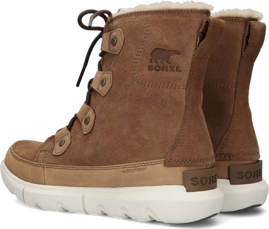 Sorel Explorer Ii Joan Faux Fur Wp Vachtlaarzen Warme Laarzen Dames Cognac +