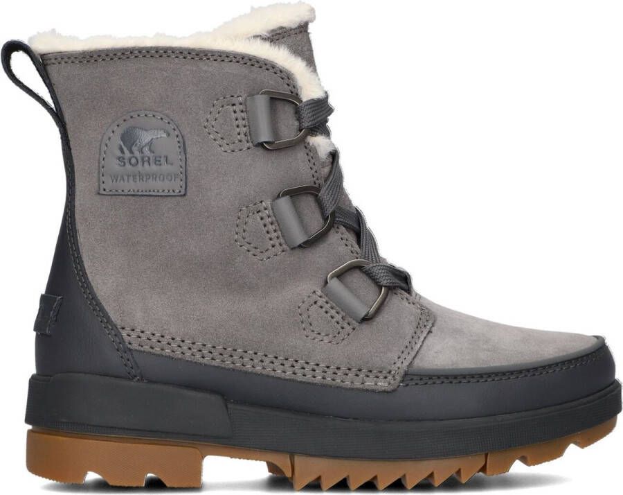 Sorel Torino Ii Wp Veterboots Laarzen Met Veters Dames Grijs