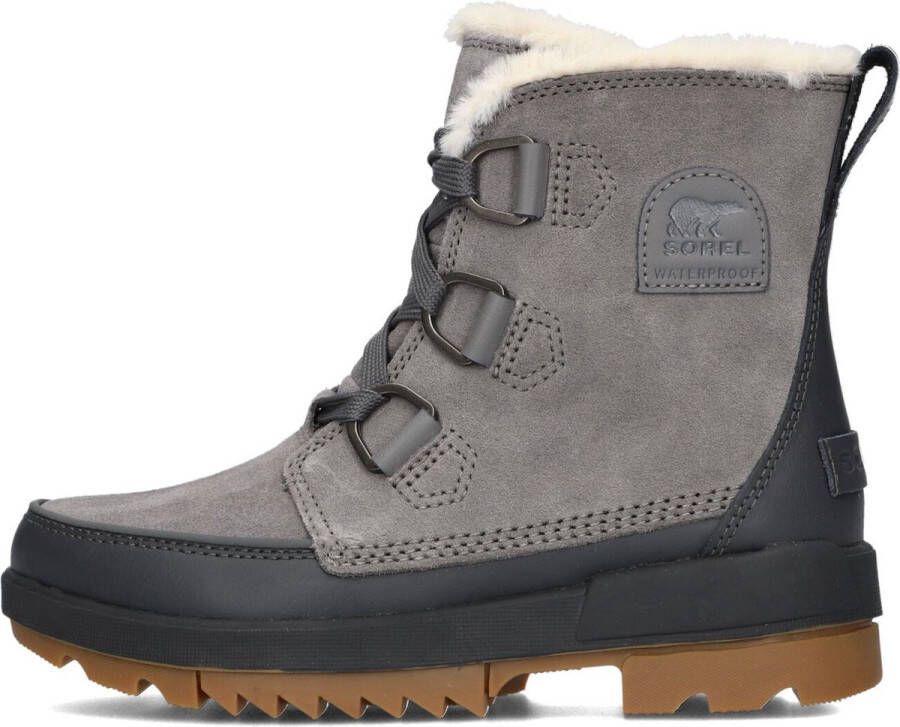 Sorel Torino Ii Wp Veterboots Laarzen Met Veters Dames Grijs