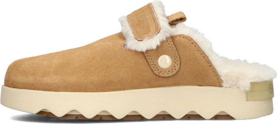 Sorel Viibe Clog Suedec Cozy Muiltjes Dames Camel