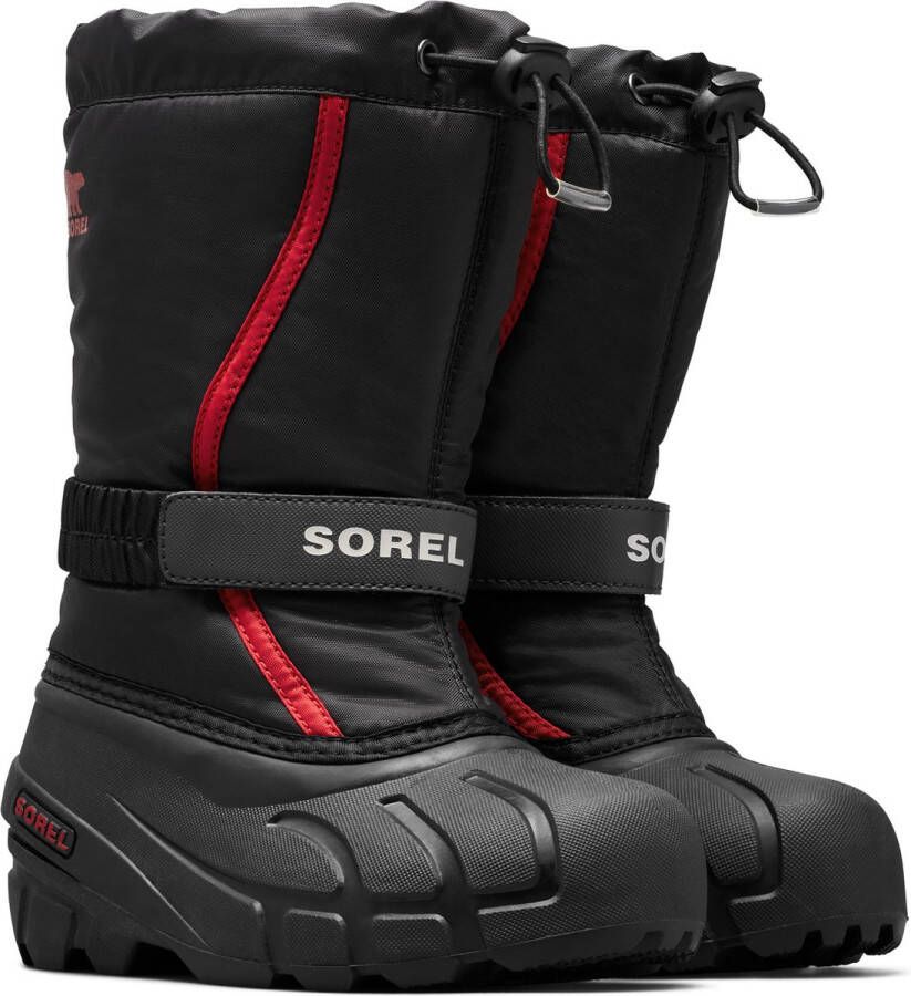 Sorel YOUTH FLURRY™ BOOT Youth Unisex Snowboots Black Bright Red