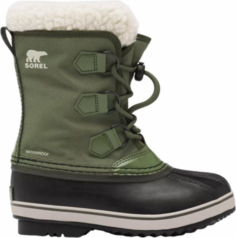 Sorel Kid's Yoot Pac Nylon Waterproof Winterschoenen olijfgroen