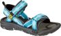 Source Classic Sandaal dames Wandelsandalen Vrouwen blauw wit zwart - Thumbnail 2