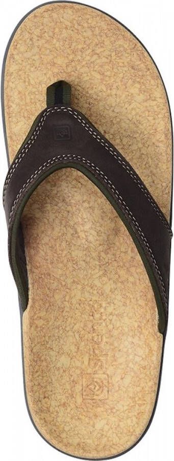 Spenco Slippers Yumi Leer heren Schoenmaat: Heren: 41.5 (26.5 cm)