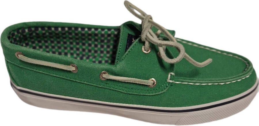 Sperry -BOOTSHOE-CANVAS-GREEN