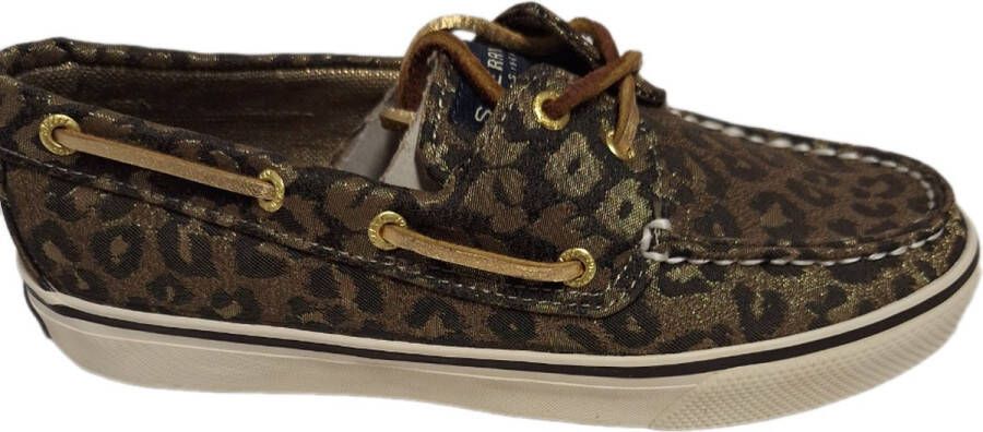 Sperry -BOOTSHOES-CANVAS-TAN LEOPARD