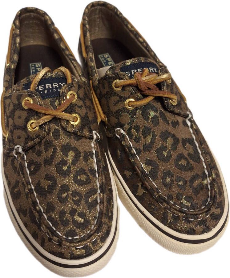 Sperry -BOOTSHOES-CANVAS-TAN LEOPARD