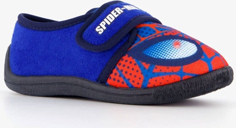 Spider- kinder pantoffel blauw Sloffen