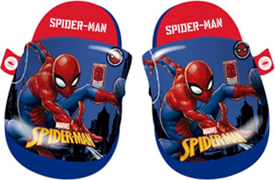 Spider-Man Marvel Blauwe instap sloffen Pantoffels Spiderman