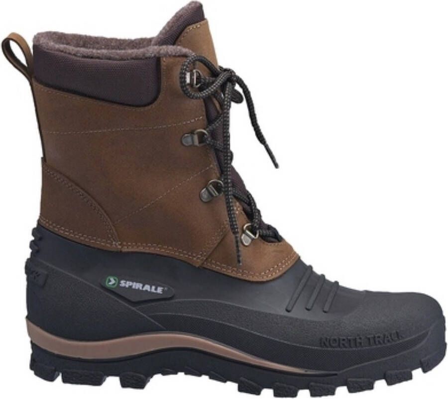 Spirale snowboots luxe uitvoering bruin