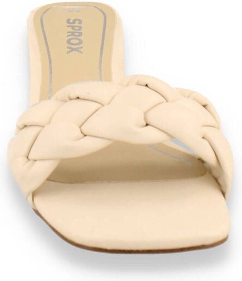 Sprox dames muiltje beige