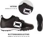 Stanno Fulture TF Jr. voetbalschoenen zwart wit Imitatieleer 28 - Thumbnail 3