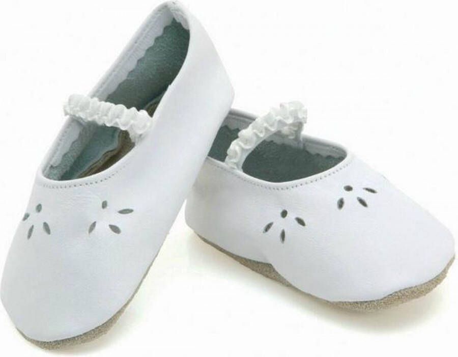 Starchild babyslofjes lacey white Maat: S (11 cm)