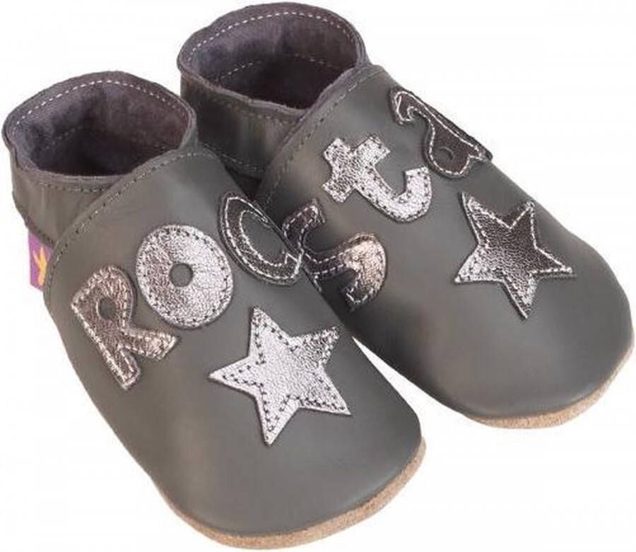 Starchild babyslofjes rock star grey metal XL (175 cm)