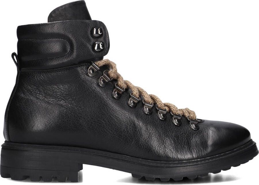 STEFANO LAURAN Veterboots Heren 1562 Maat: 41 Materiaal: Leer Kleur: Zwart