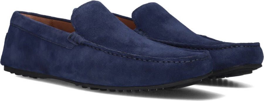 STEFANO LAURAN Mocassins Heren 2 Gesp Bio Slipper Maat: 42 Materiaal: Suède Kleur: Blauw