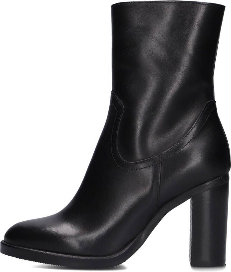 Stefano Lauran 8553 Enkellaarsjes Enkelboots met rits Dames Zwart