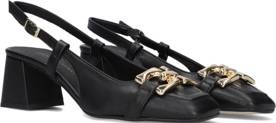 STEFANO LAURAN Slingbacks Dames S3233 Maat: 38 Materiaal: Leer Kleur: Zwart