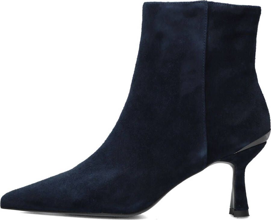 Stefano Lauran Botin Enkellaarsjes Enkelboots met rits Dames Blauw