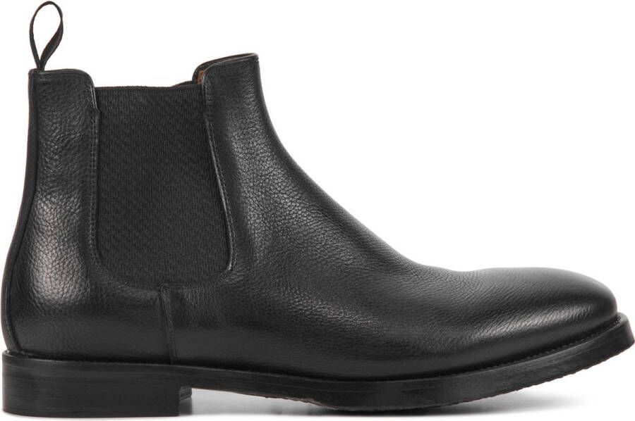 Stefano Lauran Chelsea boots Heren Boots Laarzen Herenschoenen Leer S3207 Zwart