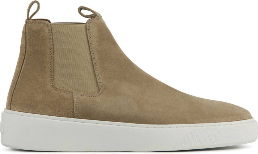 Stefano Lauran Chelsea boots Heren Boots Laarzen Herenschoenen Suède S3066 Zand