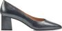 Stefano Lauran Dames Pumps Damesschoenen Leer Blokhak hoogte 6 cm S3076 Lood - Thumbnail 1