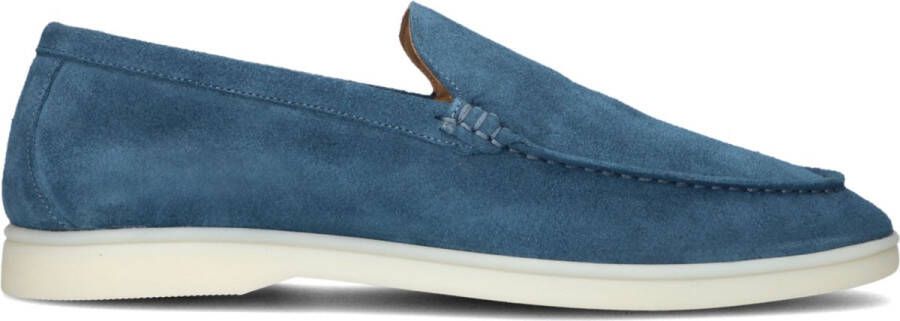 Stefano Lauran Instappers Heren Instapschoenen Herenschoenen Suède S3267 Jeans blauw